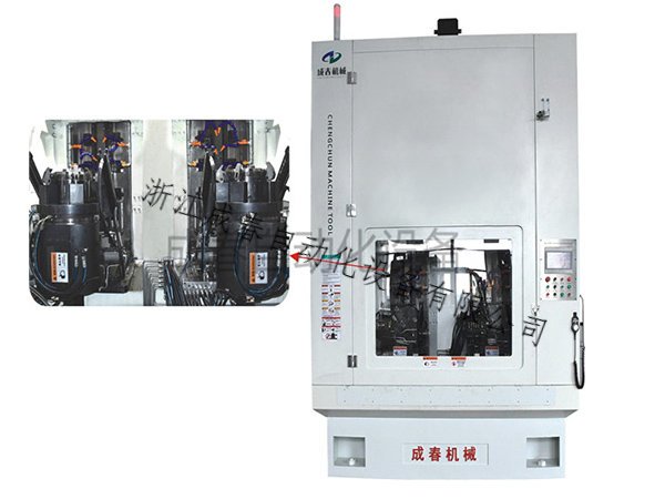 双工位数控立式端面拉床   